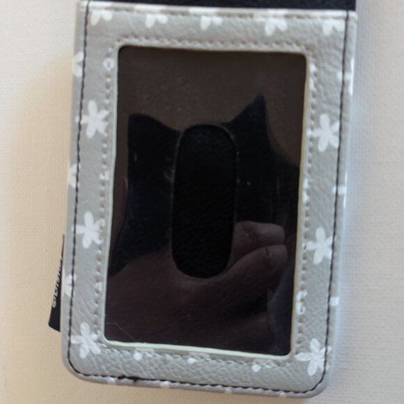 NWOT Retro Minnie Mouse Disney RFID Card Holder Wallet Vintage B/W Christmas NEW - Picture 8 of 8